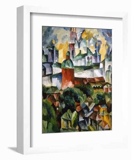 Landscape with the Trinity-Sergius-Monastery, 1920-Aristarkh Lentulov-Framed Giclee Print