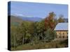 Landscape with the White Mountains in the Fall, Near Jackson, New Hampshire, New England, USA-Fraser Hall-Stretched Canvas