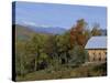 Landscape with the White Mountains in the Fall, Near Jackson, New Hampshire, New England, USA-Fraser Hall-Stretched Canvas
