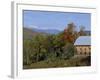 Landscape with the White Mountains in the Fall, Near Jackson, New Hampshire, New England, USA-Fraser Hall-Framed Photographic Print