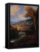 Landscape with the Zebedee Sons Calling-Giuseppe Roncelli-Framed Stretched Canvas