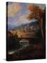 Landscape with the Zebedee Sons Calling-Giuseppe Roncelli-Stretched Canvas