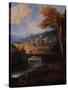 Landscape with the Zebedee Sons Calling-Giuseppe Roncelli-Stretched Canvas