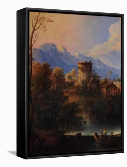 Landscape with the Zebedee Sons Calling-Giuseppe Roncelli-Framed Stretched Canvas