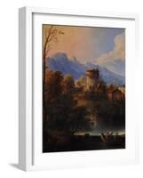 Landscape with the Zebedee Sons Calling-Giuseppe Roncelli-Framed Giclee Print