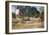 Landscape with Three Trees, 1892-Paul Gauguin-Framed Giclee Print