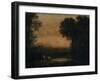 Landscape with Tobias and the Angel, 1663-Claude Lorraine-Framed Giclee Print