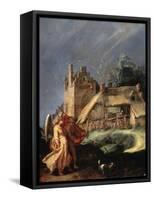 Landscape with Tobias and the Angel, C1610-C1615-Abraham Bloemaert-Framed Stretched Canvas