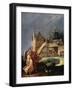 Landscape with Tobias and the Angel, C1610-C1615-Abraham Bloemaert-Framed Giclee Print