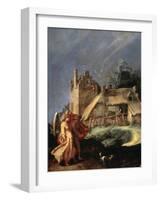 Landscape with Tobias and the Angel, C1610-C1615-Abraham Bloemaert-Framed Giclee Print