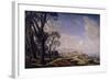 Landscape with Trees, 1927-Konstantin Fyodorovich Bogayevsky-Framed Giclee Print