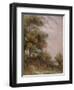 Landscape with Trees and Figures-Thomas Churchyard-Framed Giclee Print