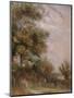 Landscape with Trees and Figures-Thomas Churchyard-Mounted Giclee Print