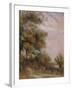 Landscape with Trees and Figures-Thomas Churchyard-Framed Giclee Print