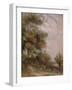 Landscape with Trees and Figures-Thomas Churchyard-Framed Giclee Print