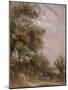 Landscape with Trees and Figures-Thomas Churchyard-Mounted Giclee Print