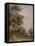 Landscape with Trees and Figures-Thomas Churchyard-Framed Stretched Canvas