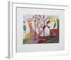 Landscape with Trees-Werner Gilles-Framed Collectable Print
