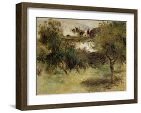 Landscape with Trees-Pierre-Auguste Renoir-Framed Giclee Print