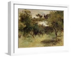 Landscape with Trees-Pierre-Auguste Renoir-Framed Giclee Print