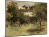 Landscape with Trees-Pierre-Auguste Renoir-Mounted Giclee Print