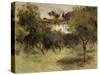 Landscape with Trees-Pierre-Auguste Renoir-Stretched Canvas