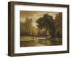 Landscape with Trout Stream, 1857-George Inness-Framed Giclee Print