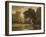 Landscape with Trout Stream, 1857-George Inness-Framed Giclee Print