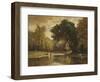 Landscape with Trout Stream, 1857-George Inness-Framed Premium Giclee Print