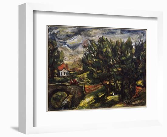 Landscape with Two Figures-Leon Kelly-Framed Giclee Print