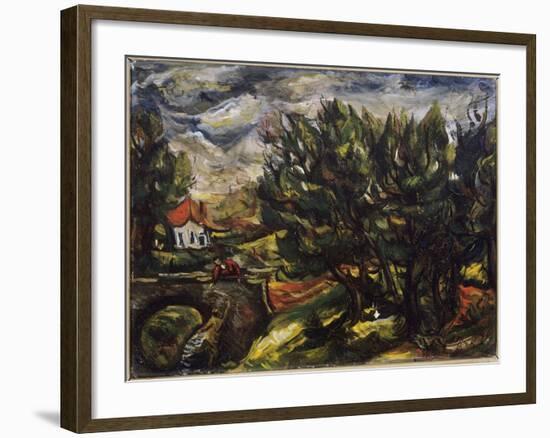 Landscape with Two Figures-Leon Kelly-Framed Giclee Print