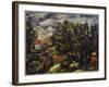 Landscape with Two Figures-Leon Kelly-Framed Giclee Print
