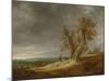 Landscape with Two Oaks, 1641-Jan Josephsz van Goyen-Mounted Giclee Print
