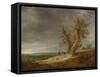 Landscape with Two Oaks, 1641-Jan Josephsz van Goyen-Framed Stretched Canvas