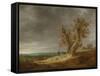 Landscape with Two Oaks, 1641-Jan Josephsz van Goyen-Framed Stretched Canvas