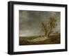 Landscape with Two Oaks-Jan Van Goyen-Framed Art Print