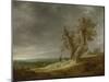 Landscape with Two Oaks-Jan Van Goyen-Mounted Art Print