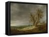 Landscape with Two Oaks-Jan Van Goyen-Framed Stretched Canvas