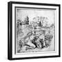 Landscape with Two Youths, C1510-Titian (Tiziano Vecelli)-Framed Giclee Print