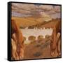 Landscape with View of Castel Del Monte, 1930-34-Cambellotti Duilio-Framed Stretched Canvas