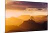Landscape with view of Grand Canyon at sunset, Lupan Point, Arizona, USA-Panoramic Images-Mounted Photographic Print