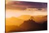 Landscape with view of Grand Canyon at sunset, Lupan Point, Arizona, USA-Panoramic Images-Stretched Canvas