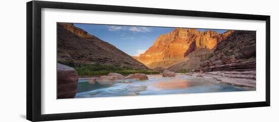 Landscape with view of Little Colorado River, Grand Canyon, Chuar Butte, Arizona, USA-Panoramic Images-Framed Photographic Print