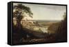 Landscape with View of Richmond Castle-George Cuitt-Framed Stretched Canvas