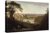 Landscape with View of Richmond Castle-George Cuitt-Stretched Canvas