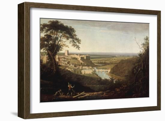 Landscape with View of Richmond Castle-George Cuitt-Framed Giclee Print