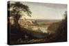 Landscape with View of Richmond Castle-George Cuitt-Stretched Canvas