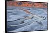 Landscape with view of salt flat, Death Valley National Park, California, USA-Panoramic Images-Framed Stretched Canvas