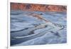 Landscape with view of salt flat, Death Valley National Park, California, USA-Panoramic Images-Framed Photographic Print