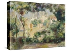 Landscape with View of the Newly Built Sacre-Coeur, about 1896-Pierre-Auguste Renoir-Stretched Canvas